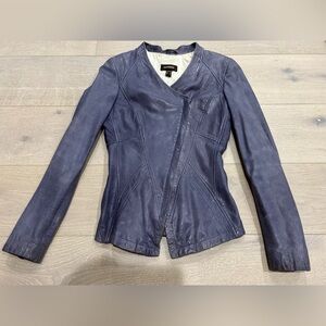 Danier 3XS Women's light greyish purple Leather Jacket